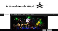 Desktop Screenshot of husarenschwarzweiss.de